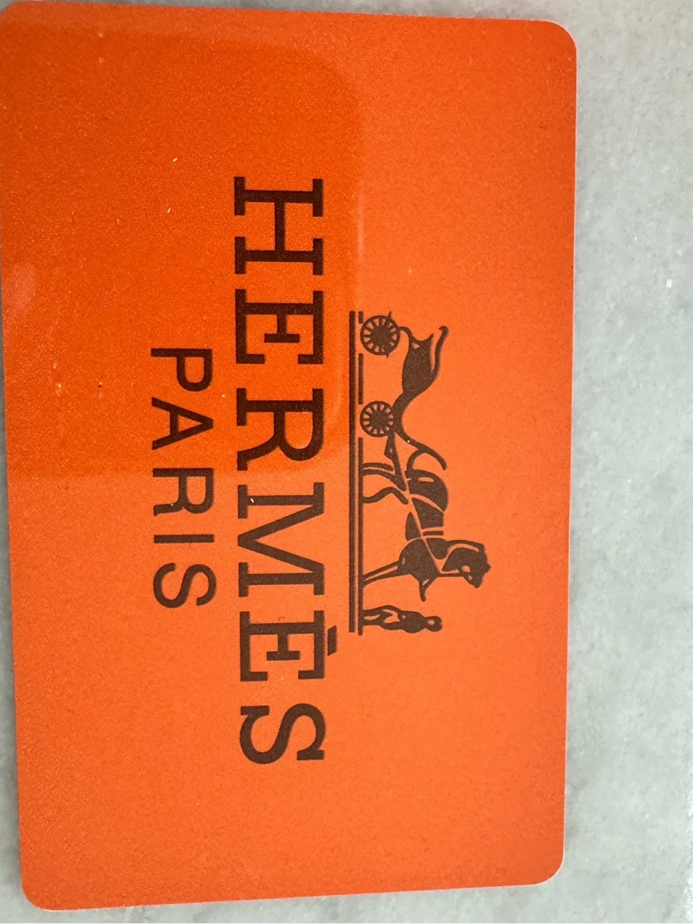 Hermès Orange and gold belt with a classic lock